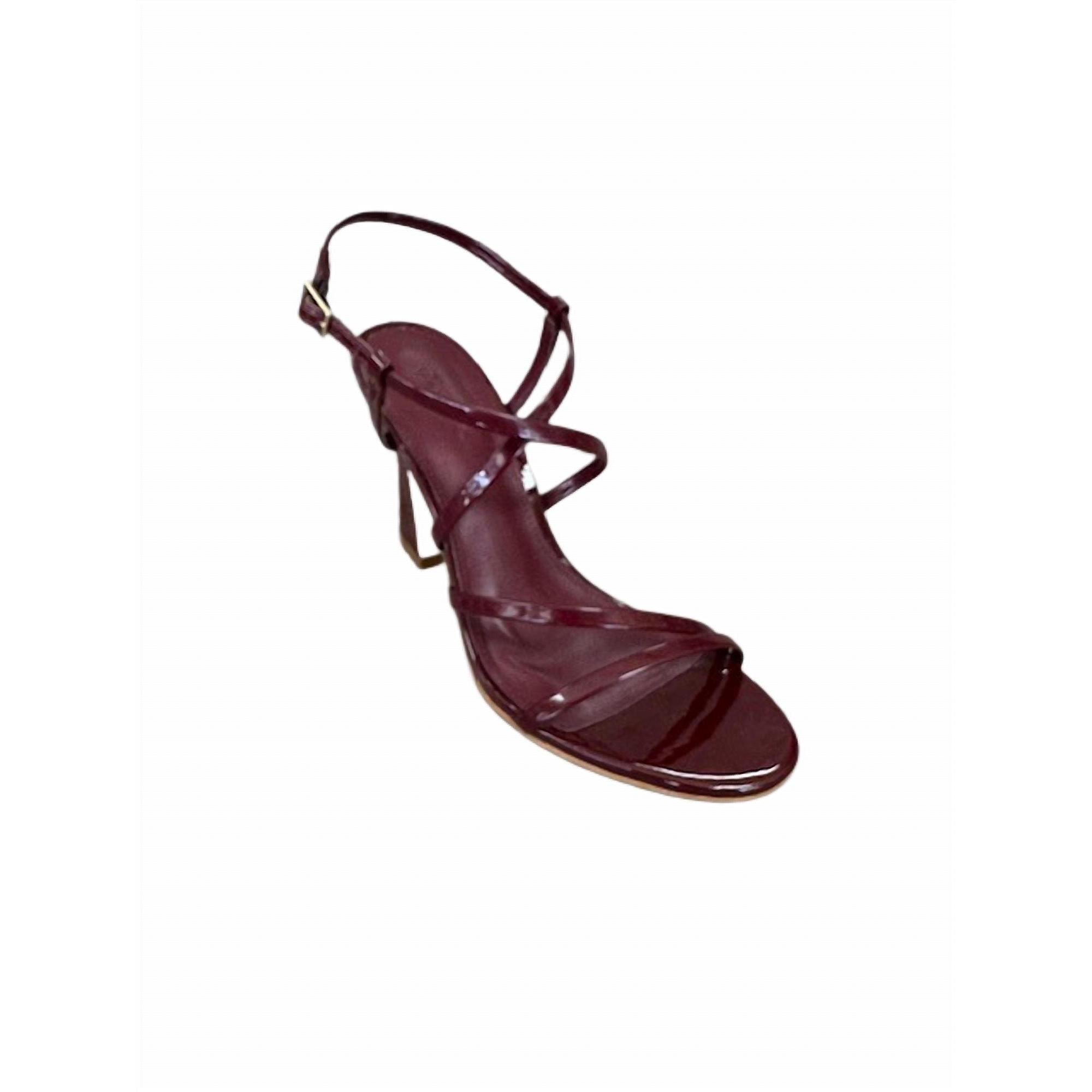 New Cocco Miami Women's Zs 18915-23 Open Toe Heel In Deep Red
